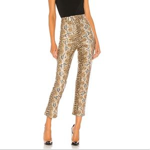 Lovers + Friends Pants - Faux Leather Snakeskin Pants Lovers + Friends Pants - Faux Leather Snakeskin Pants